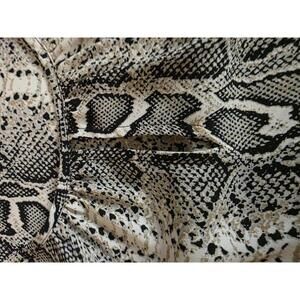 Van Heusen Women's Snake Print Blouse Size L